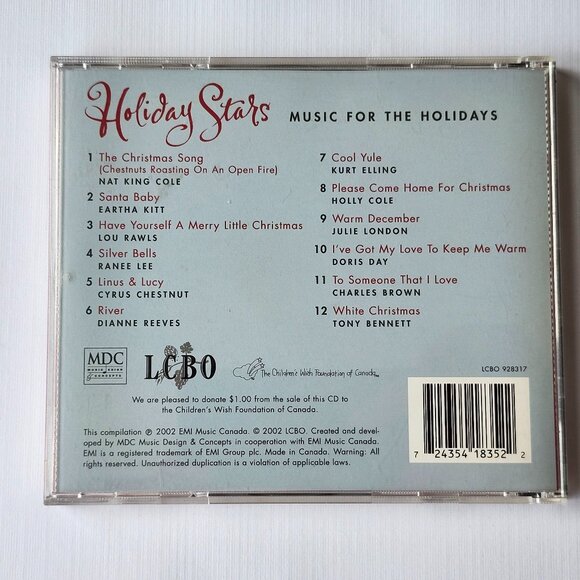 HOLIDAY STARS LCBO Music CD Compilation Christmas Music 2002 - Picture 4 of 5